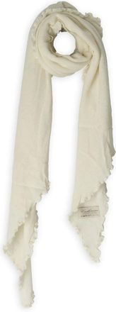 P-Modekontor Accessoires, Dames, Beige, ONE Size, Dames Sjaals in Wit Viscose