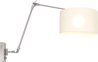 Steinhauer Aplique De Pared - Prestige Chic - Acero - Lino - Steinhauer