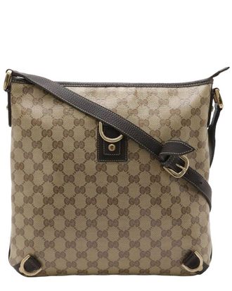 Gucci Gg Crystal Abbey Shoulder Bag Coated (Authentic Pre-Loved)