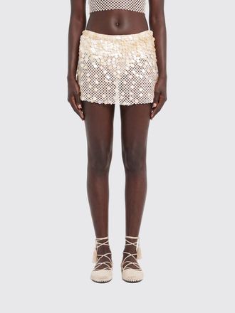 Alanui Gonna mini in cotone con paillettes