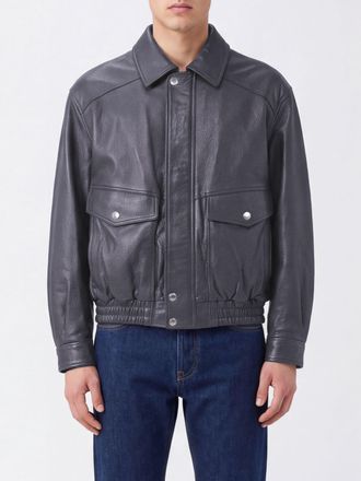 Dunst Lambskin Leather Blouson Jacket with Elasticised Hem