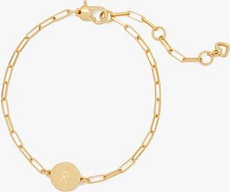 Kate Spade New York Initial R Chain Bracelet