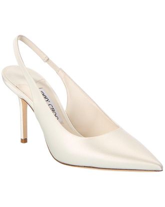 Jimmy Choo London Love 85 Satin Slingback Pump