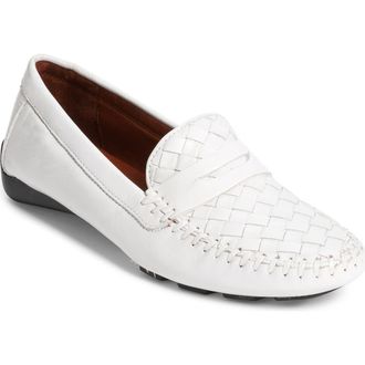 Robert Zur Petra Driving Shoe in White Glove at Nordstrom, Size 10.5
