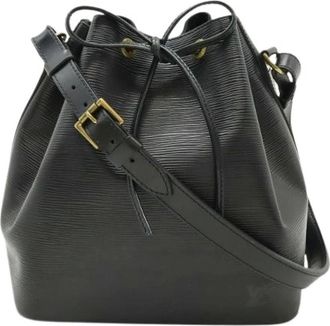 Louis Vuitton Pre-owned Epi Petit Noe Schoudertas - Dames - Vintage Tas - Zwart - ONE Size - Leer - Vintage