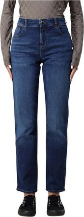 Emporio Armani Blauwe Jeans - Dames - Regular Fit Jeans - Blauw - W28 - Jeans