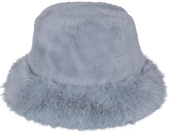 Generic Royal Stallion Premium Faux Fur Winter Bucket Hat in Grey, Size: One Size