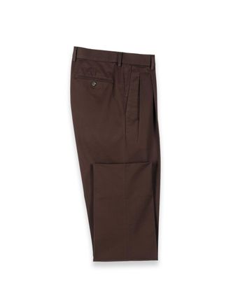 Paul Fredrick Non-iron Cotton Stretch Twill Pants