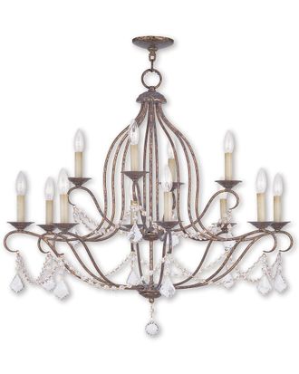 Livex Lighting Livex Chesterfield 12-Light Vbr Chandelier