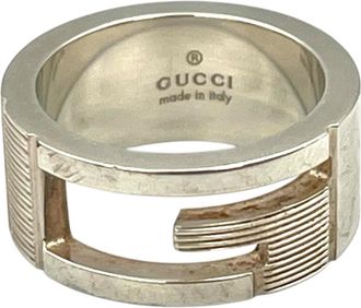 Gucci Silver Silver 925 Band Ring (Pre-Owned)