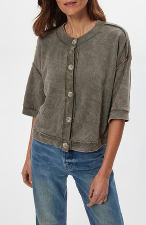 Michael Stars Marlow Wide Sleeve Cardigan in Dark Caper at Nordstrom, Size X-Small