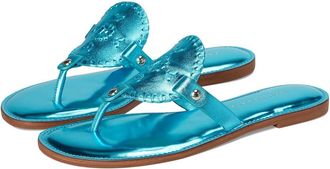 Jack Rogers Collins Sandal Womens Sandals Turquoise : 7.5 M, Leather