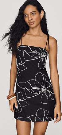 Moon River Square-Neck Shift Dress