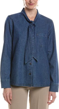 Anne Klein Button Down Chambray Shirt