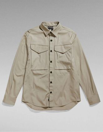 G-Star Mens Regular Fit Cargo Shirt - Grey - Size: Regular/40