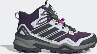 ADIDAS TERREX Wanderschuh ADIDAS TERREX TERREX SKYCHASER MID GORE-TEX, Damen, Gr. 38,5, aurora plum, carbon, lila burst, Synthetik, Textil, Schuhe Wanderschuh, wass