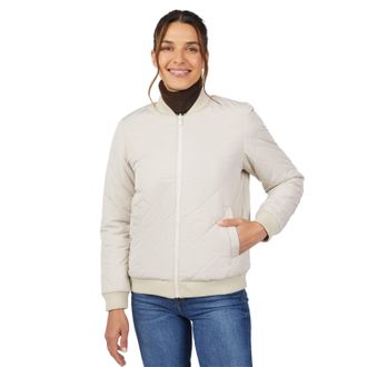 Free Country Womens Stratus Lite Reversible Quilted Bomber Jacket