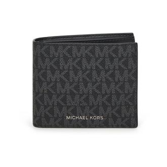 Michael Kors Hudson Signature Logo Billfold Wallet - male - Michael Kors - Wallets & Cardholders - Black - ONE SIZE - Accessories
