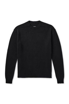 Rick Owens Boiled Cashmere and Wool-Blend Sweater