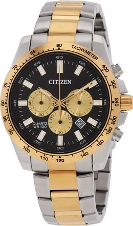 Citizen Chronograph Quartz Black Dial Mens Watch AN8234-58E