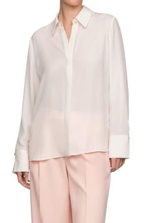 Bcbgmaxazria Ellen Oversize Button-Up Shirt in Gardenia at Nordstrom Rack, Size 8