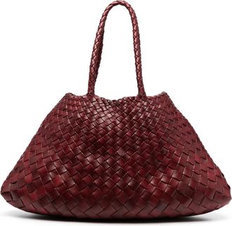 Dragon Diffusion Big Santa Croce Woven Shoulder Bag