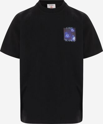 Casablanca T-shirt in cotone stampato Casablanca
