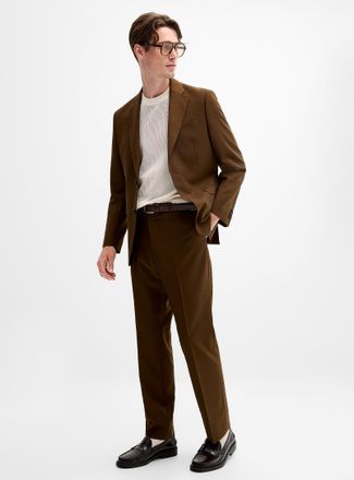 Le 31 Mens Pure wool suit Wool weave by Paulo de Oliveira London fit - Semi-slim