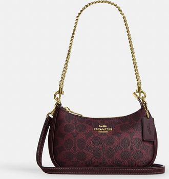 Coach Teri Mini Crossbody Bag In Signature Canvas