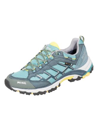 Meindl Wanderschuh MEINDL Meindl Caribe Lady GORE-TEX granit/linde, Damen, Gr. 39, Normalschaft, blau, Synthetik, Schuhe Wanderschuh, GORE-TEX - Winddicht, w