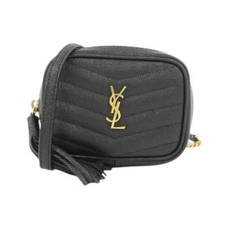 Saint Laurent Pre-owned Baby BAG LOU calf shoulder bag - Dames - Pre-owned - Zwart - Maat: ONE Size Leer