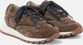 Brunello Cucinelli Runner suede sneakers