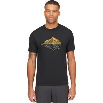 RAB Crimp Reflection T-Shirt - Mens in Beluga at Nordstrom, Size Small