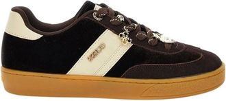 Guess Naoki2 Sneakers - Dames - Schoenen - Bruin - Maat: 38 EU Poliester