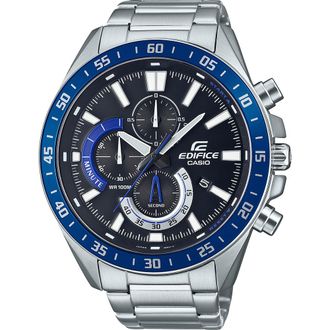 Casio Edifice Mens Silver Watch EFV-620D-1A2VUEF Stainless Steel (archived) - One Size