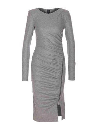 Pinko Grey Almundena Dress