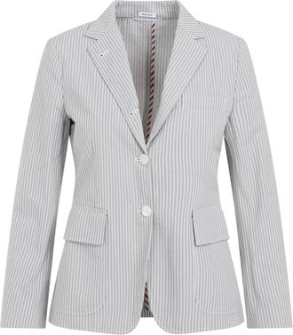 Thom Browne Grey Cotton Jacket-Donna