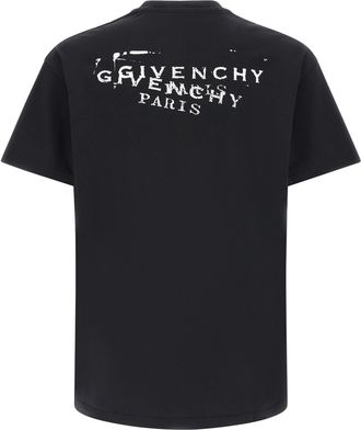 Givenchy Mens Black Cotton T-Shirt