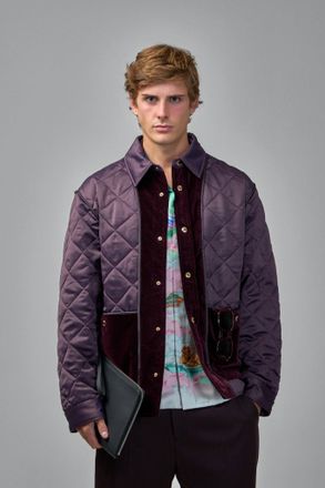 Casablanca Satin Quilted Jacket