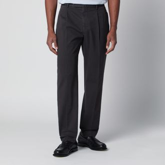 Santaniello Black cotton trousers
