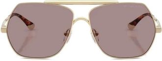Michael Kors Sunglasses, female, Yellow, Size: 58 MM Mk1173 1014La Sunglasses