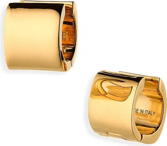 Toteme Petite Signature Hoop Earrings in Gold at Nordstrom