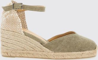 Castaner Espadrillas Chiarita in canvas con zeppa media e punta tonda