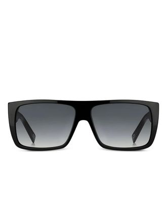 Marc Jacobs Icon rectangle-frame sunglasses - men - Acetate - 57 - Black