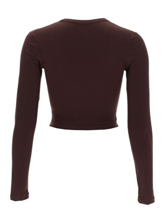 Jil Sander Logo-Embroidered Tank Top - Brown