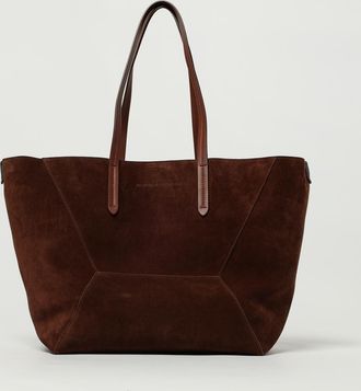 Brunello Cucinelli Borsa Brunello Cucinelli in camoscio con monile