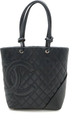 Chanel Black Shoulder Bag Tote Bag (Pre-Owned)