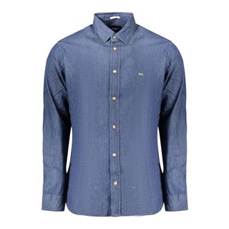 Pepe Jeans London Slim Fit Denim Shirt - Heren - Spijkeroverhemden - Blauw - M - Denim - Overhemden