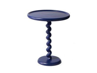 Pols Potten Side Table Twister Deep Blue