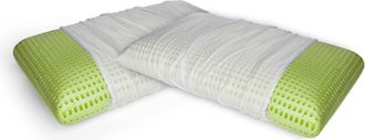 Talamo Italia Set Di 4 Cuscini Per Letto, 100% Made In Italy, Guanciale Sfoderabile A saponetta In Memory Foam Forato,anallergico E Traspirante,70x40xh16 Cm - Talam